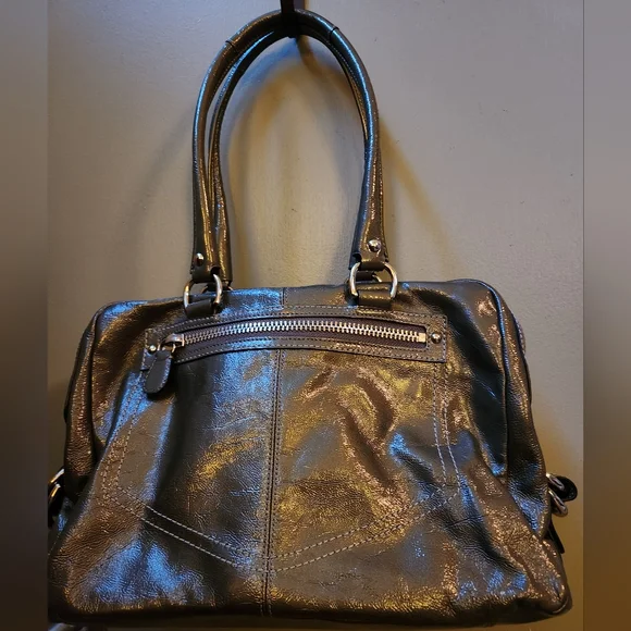 Coach Silver Patent Legacy Peyton - Picture 2 of 9